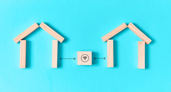 Representation of wi-fi connectivity, Amazon Sidewalk Network